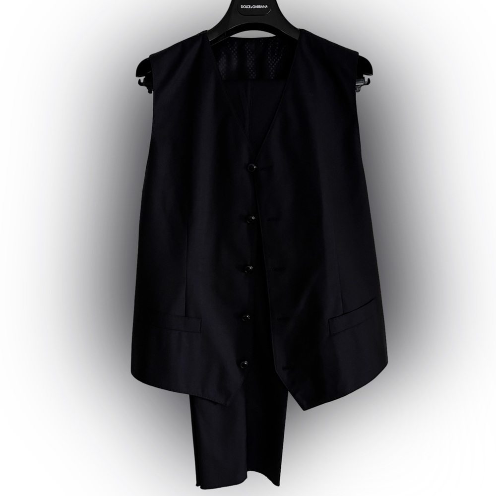 Dolce & Gabbana Dark Blue Double Breasted 3 Piece MARTINI Suit - Picture 2 of 6